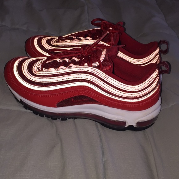 red nike 97 womens